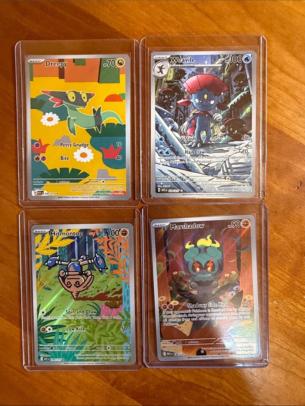 Pokemon Holo Card Lot — Yellow, Blue, Green, Brown Accents